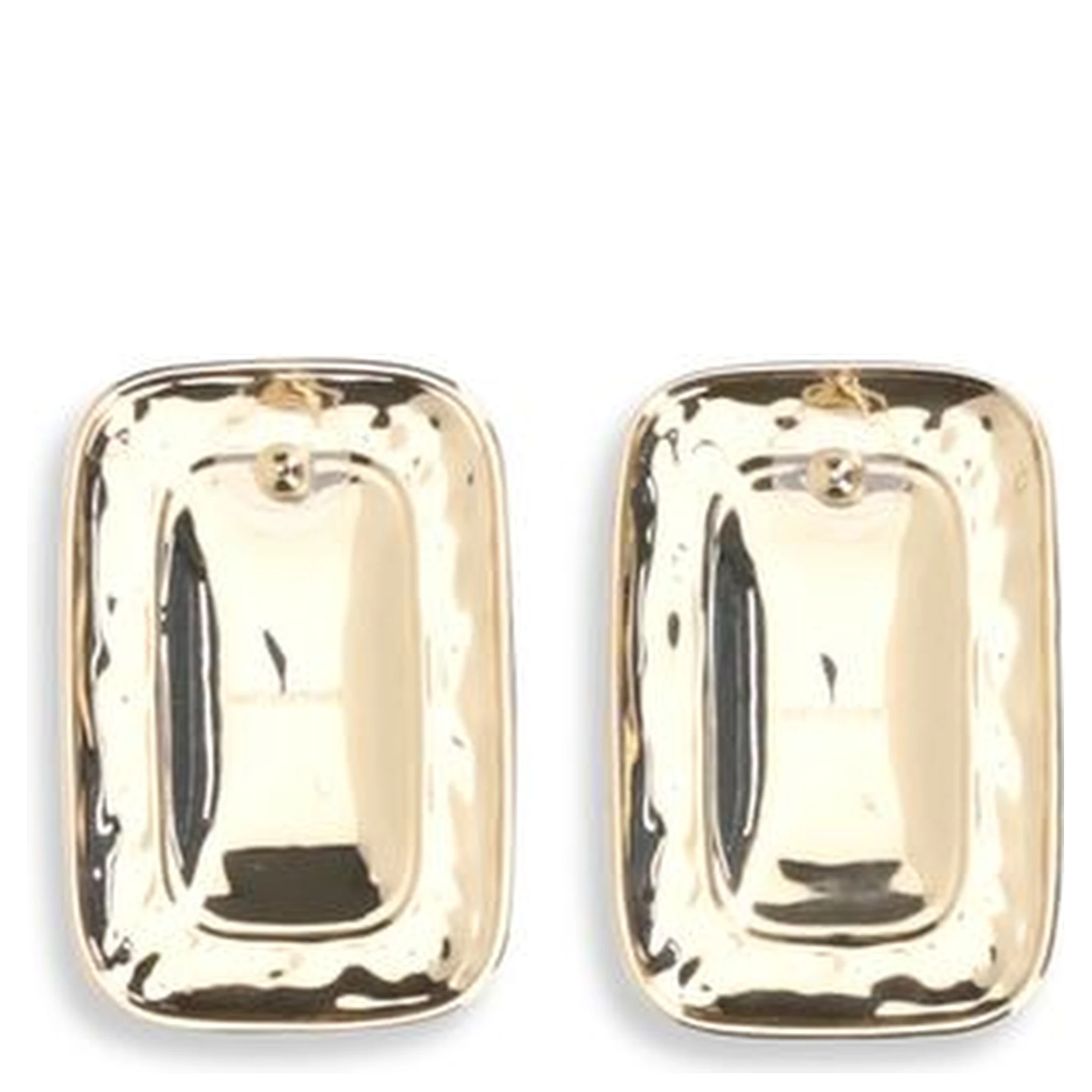 Gold Brass Earrings