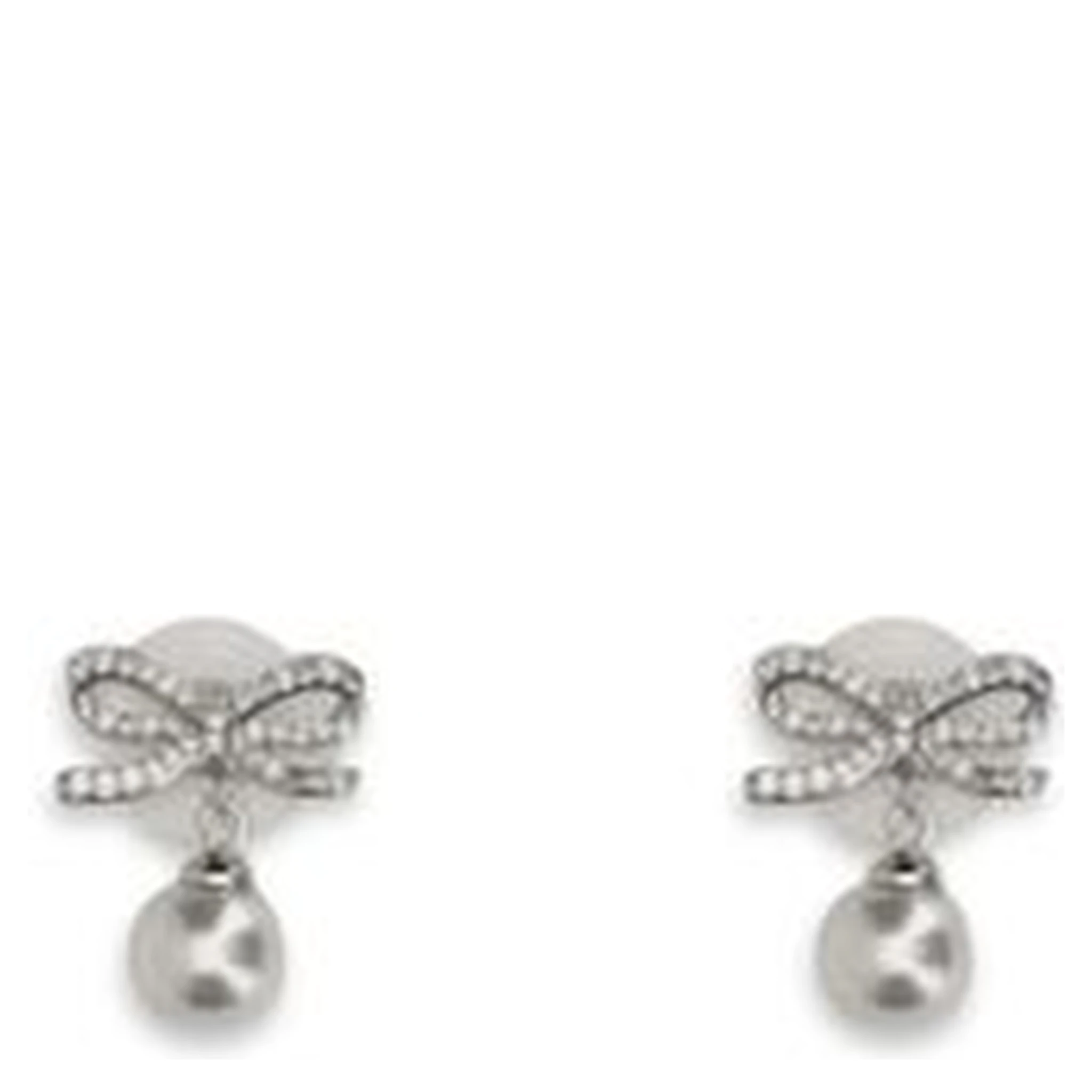 Silver Brass Earrings