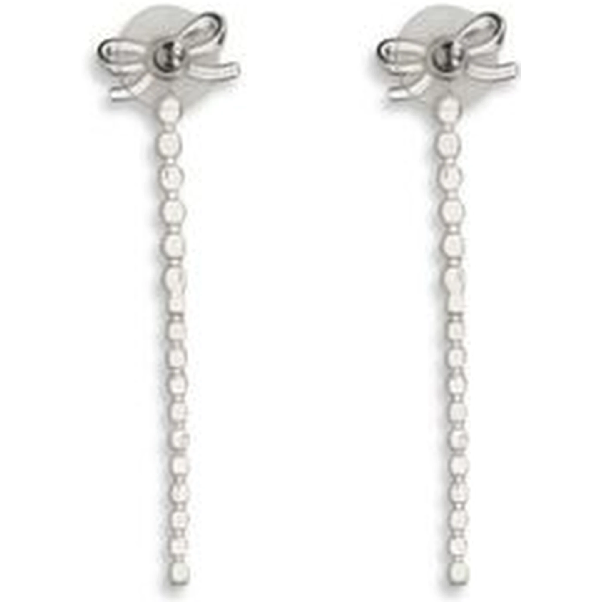 Silver Brass Earrings