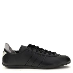 Black Rubber Athletic Sneakers