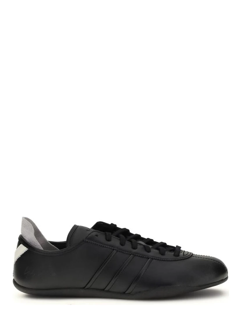 Black Rubber Athletic Sneakers