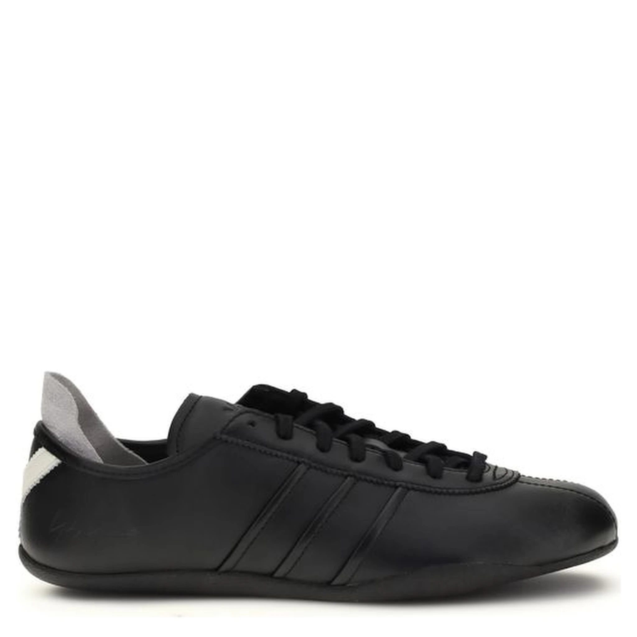 Black Rubber Athletic Sneakers