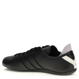 Black Rubber Athletic Sneakers