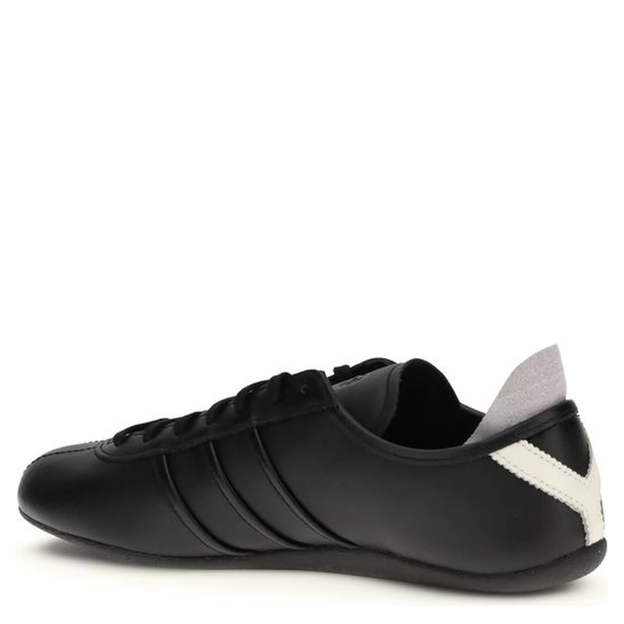 Black Rubber Athletic Sneakers