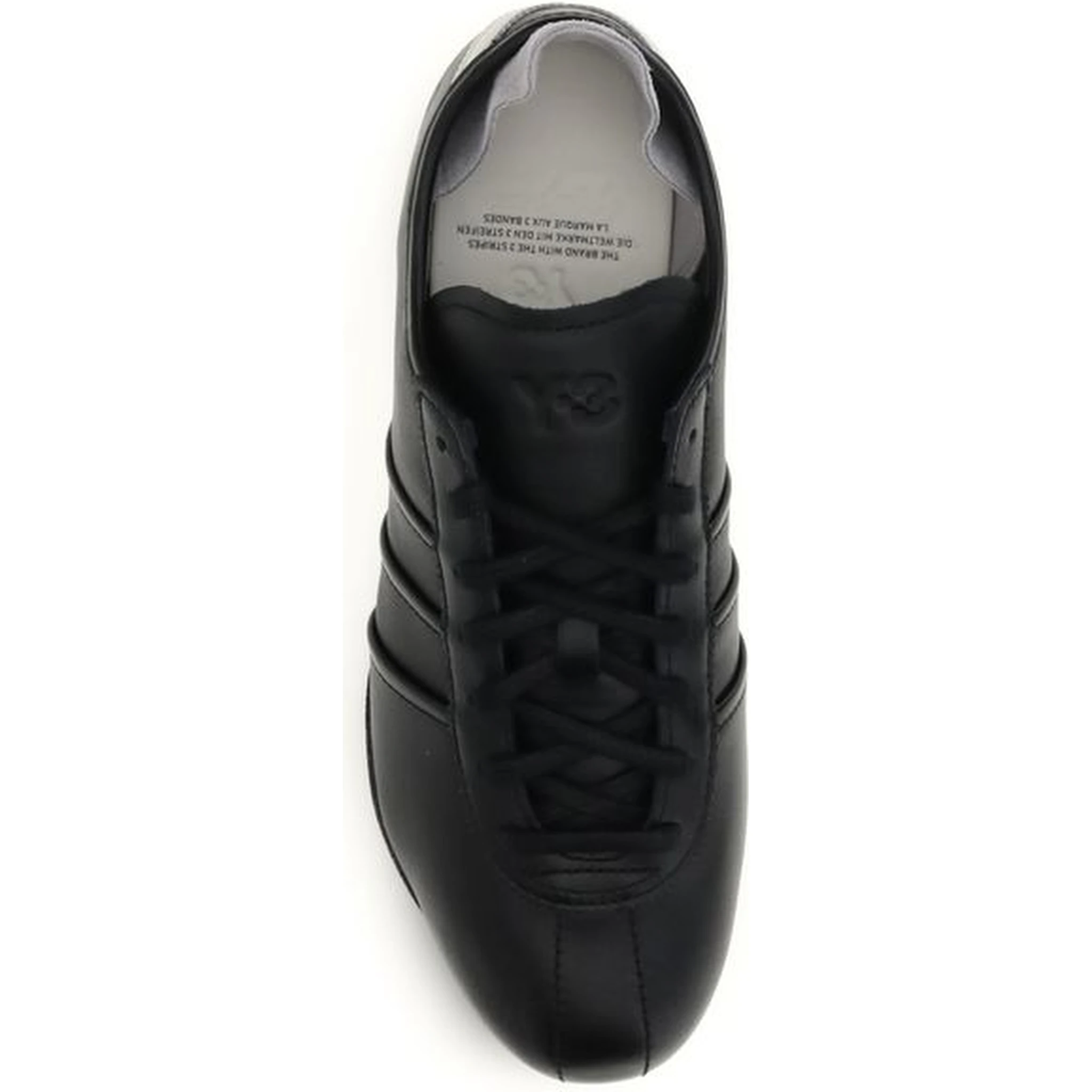 Black Rubber Athletic Sneakers