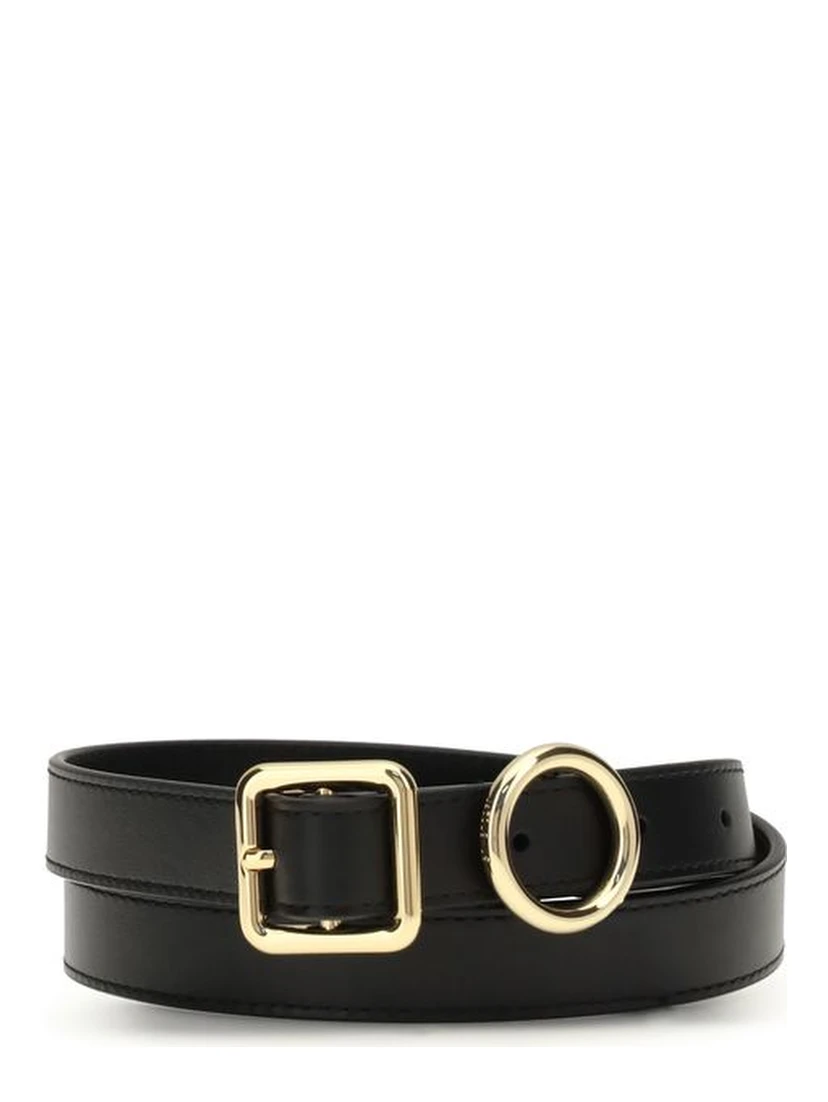 Black Calf Leather Bos Taurus Regular Belt