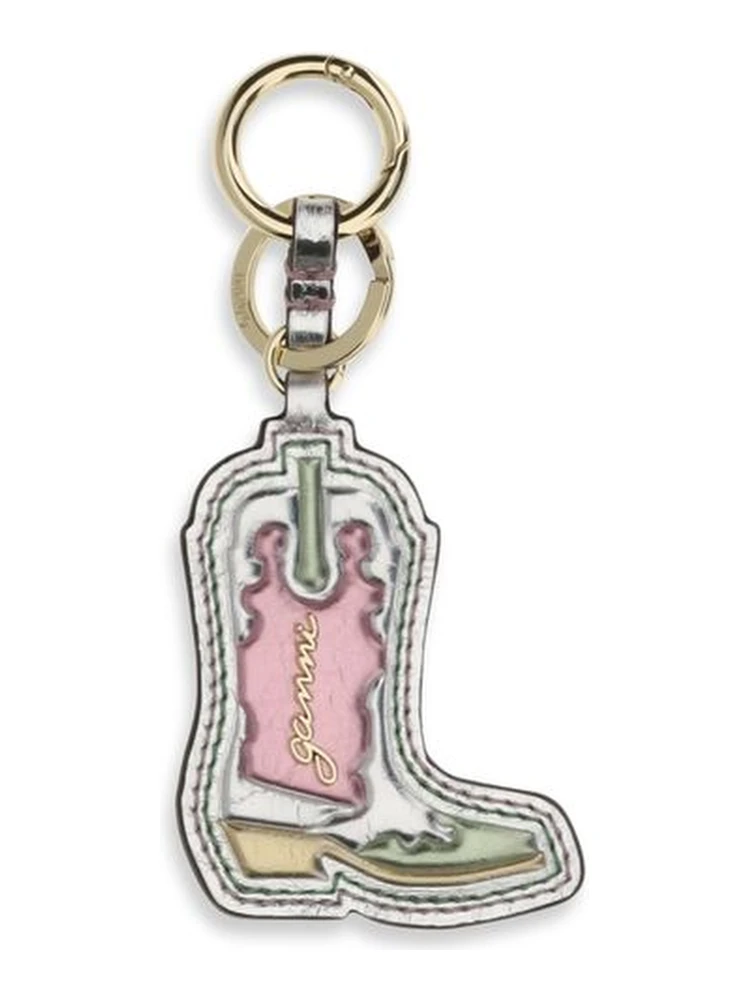 Silver Polyethylene Keychain