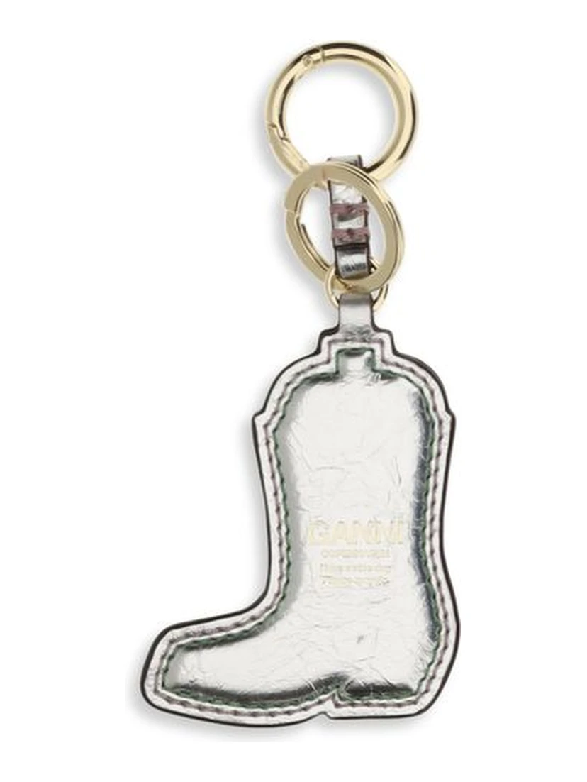 Silver Polyethylene Keychain
