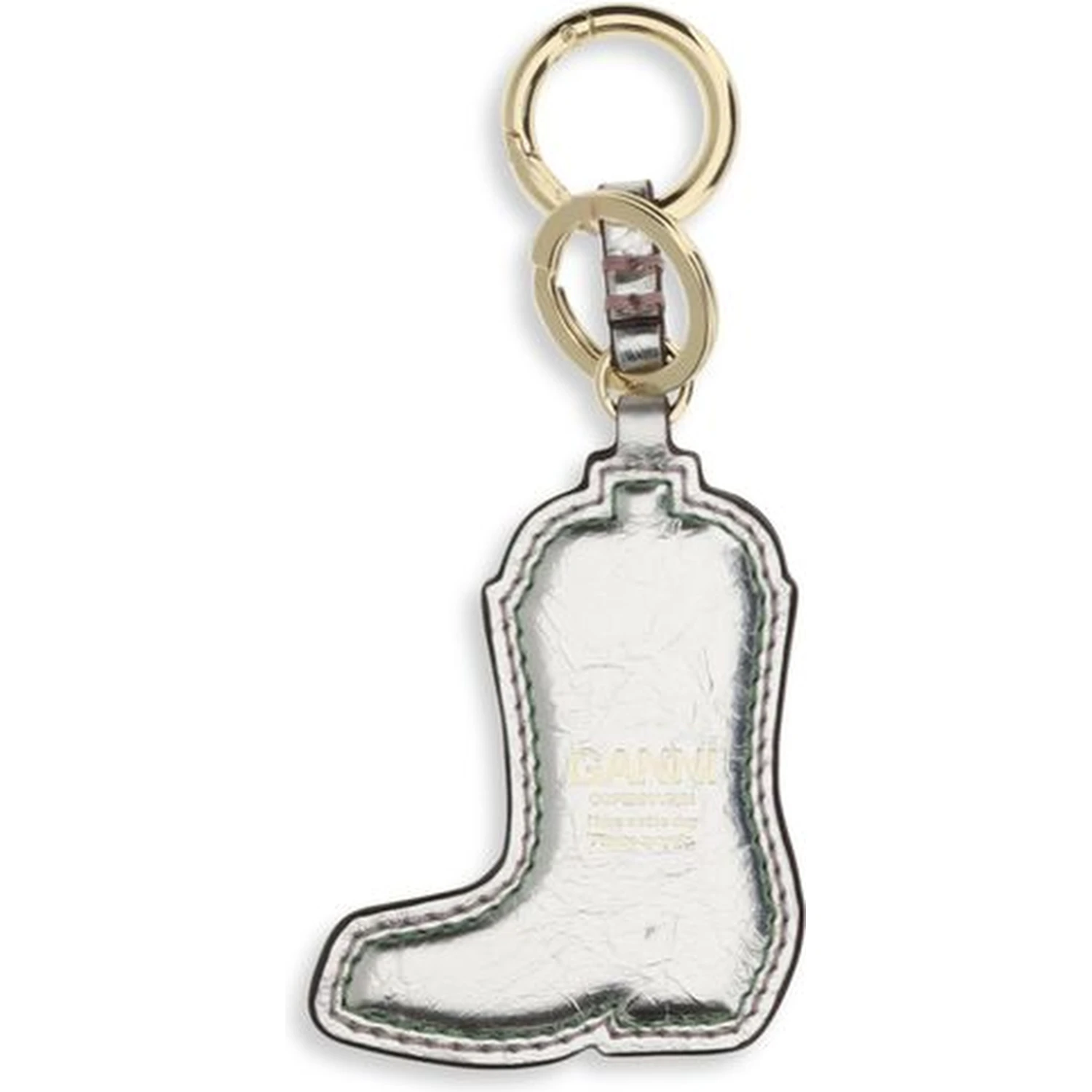 Silver Polyethylene Keychain
