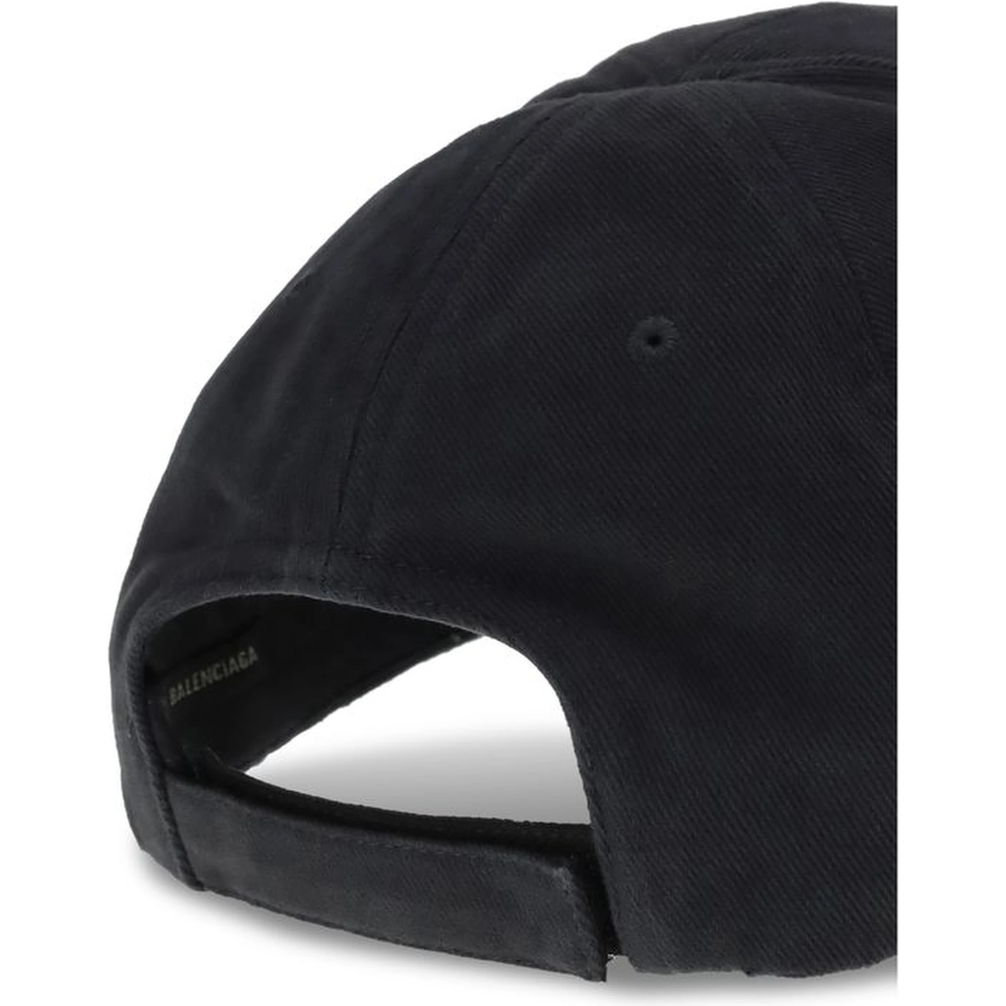 Black Cotton Cap (Baseball Hat)
