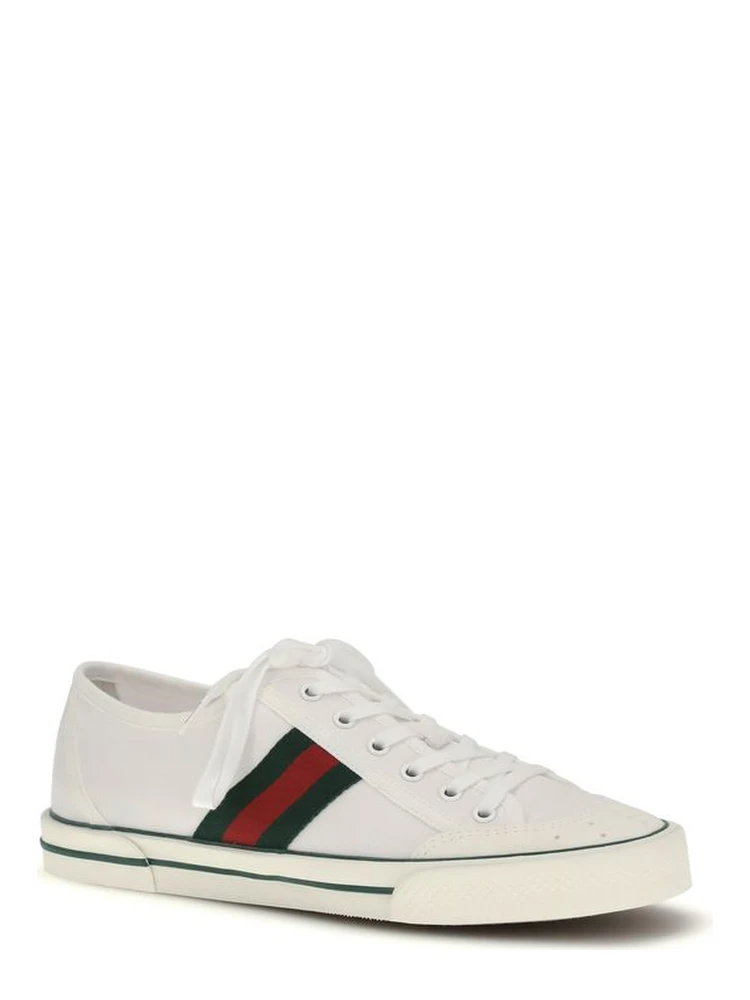 White Cotton Low Top Sneakers alternative