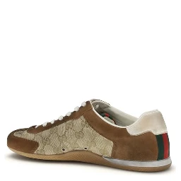 Brown Calf Leather Bos Taurus Sneakers