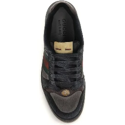 Black Calf Leather Bos Taurus Low Top Sneakers