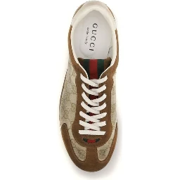 Brown Calf Leather Bos Taurus Sneakers