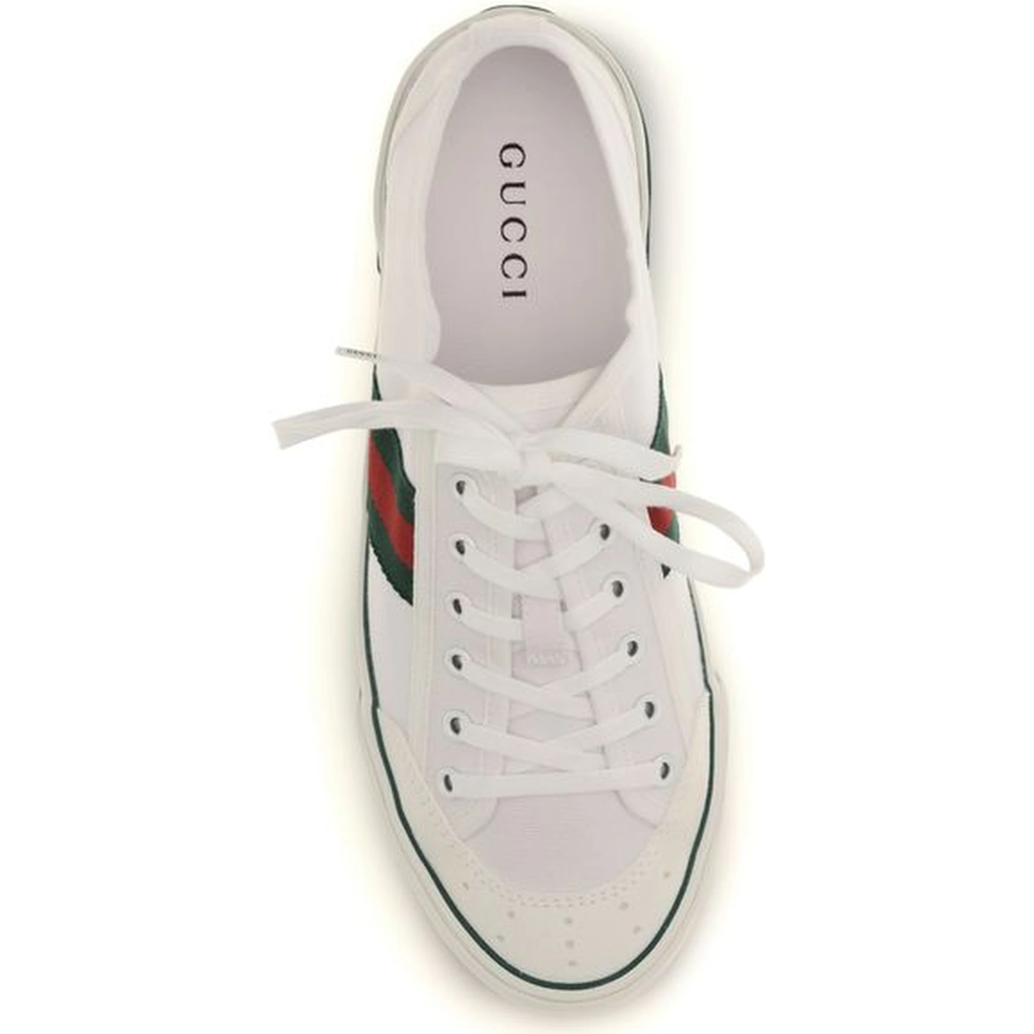 White Cotton Low Top Sneakers