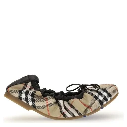 Multicolor Polyester Ballet Flats