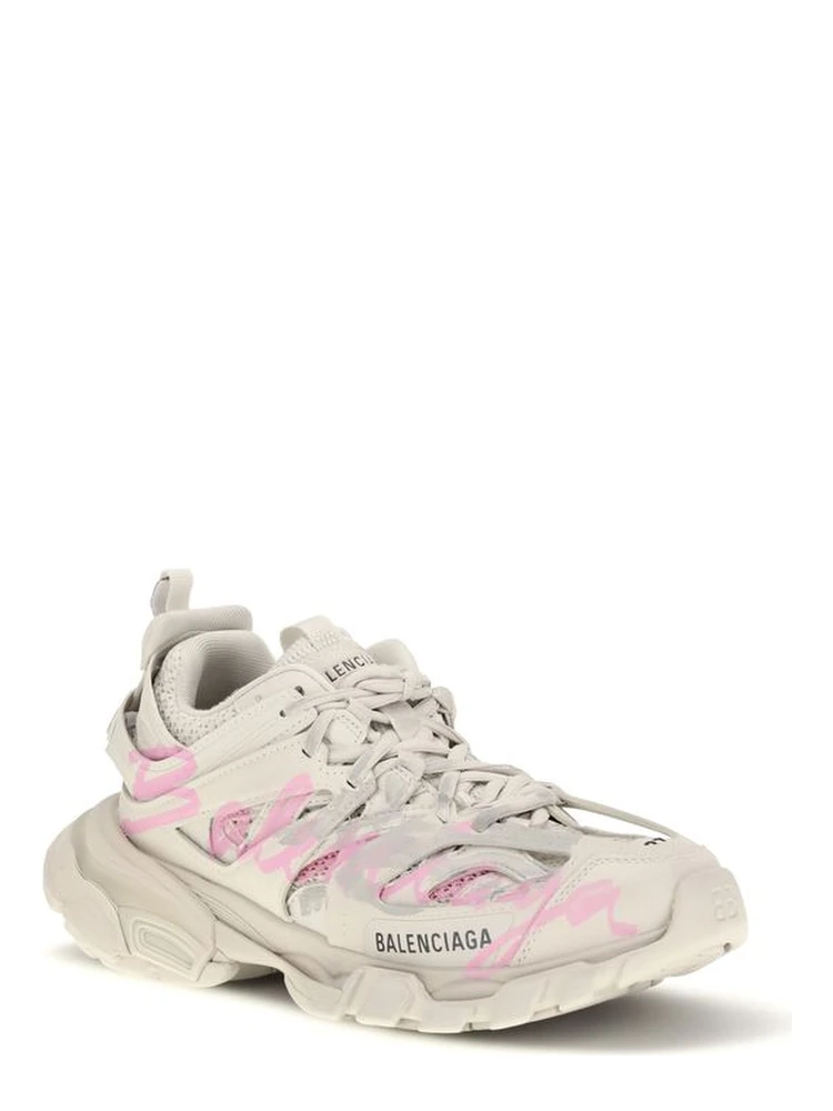 Beige Polyester Athletic Sneakers alternative