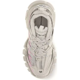 Beige Polyester Athletic Sneakers