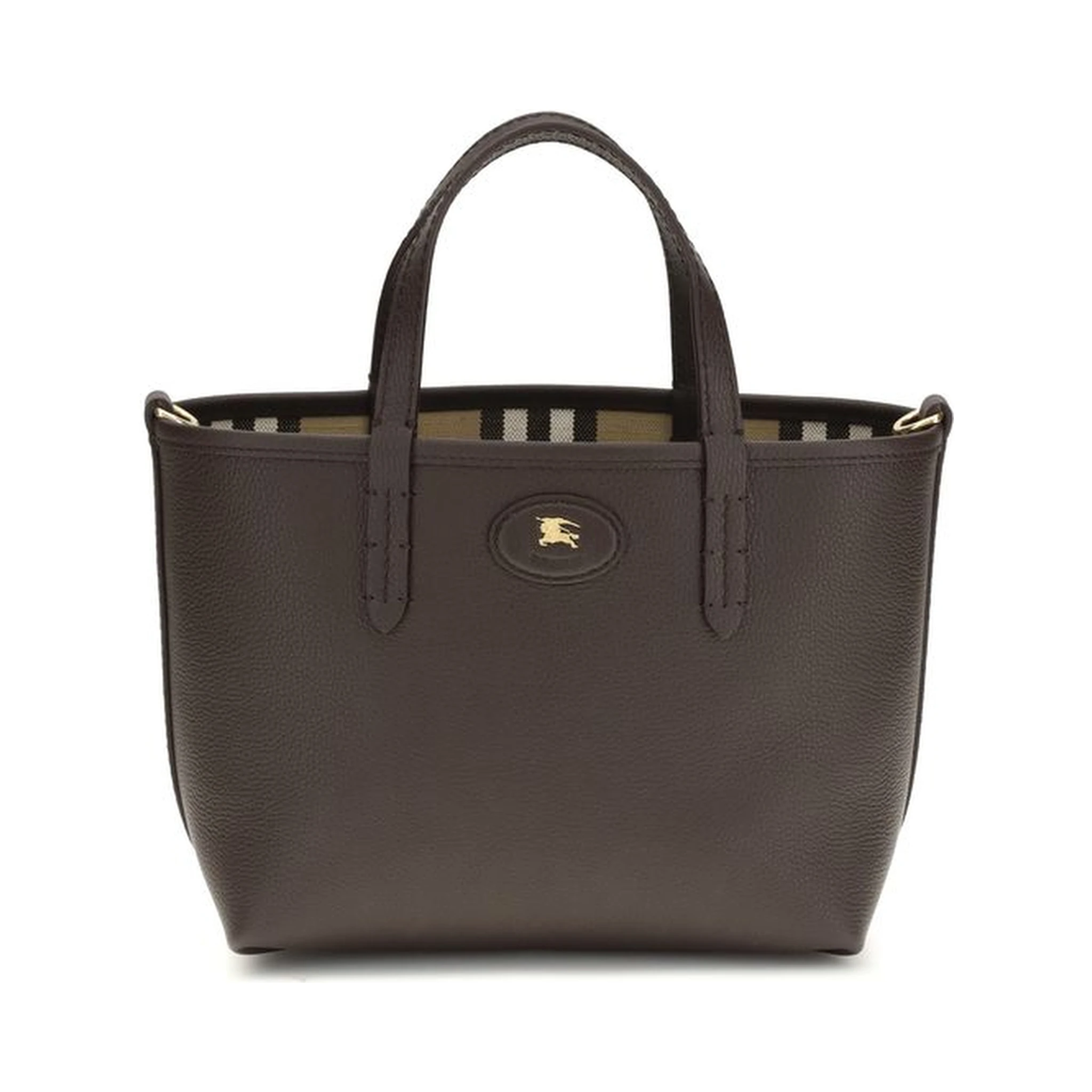 Beige Calf Leather Bos Taurus Shoulder Bag