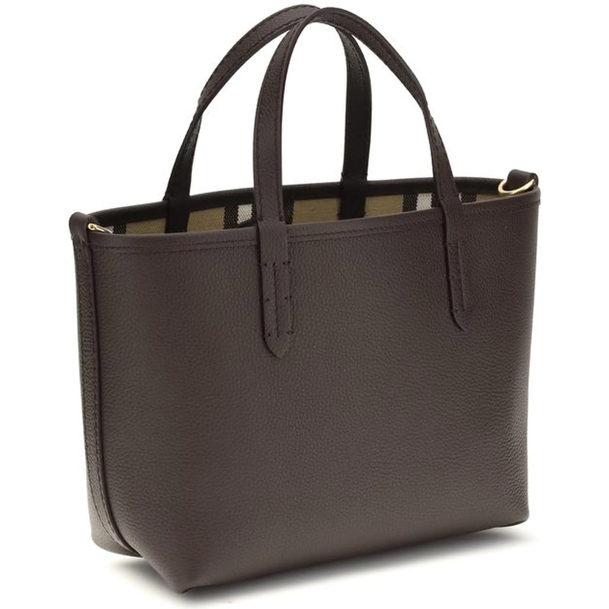 Beige Calf Leather Bos Taurus Shoulder Bag