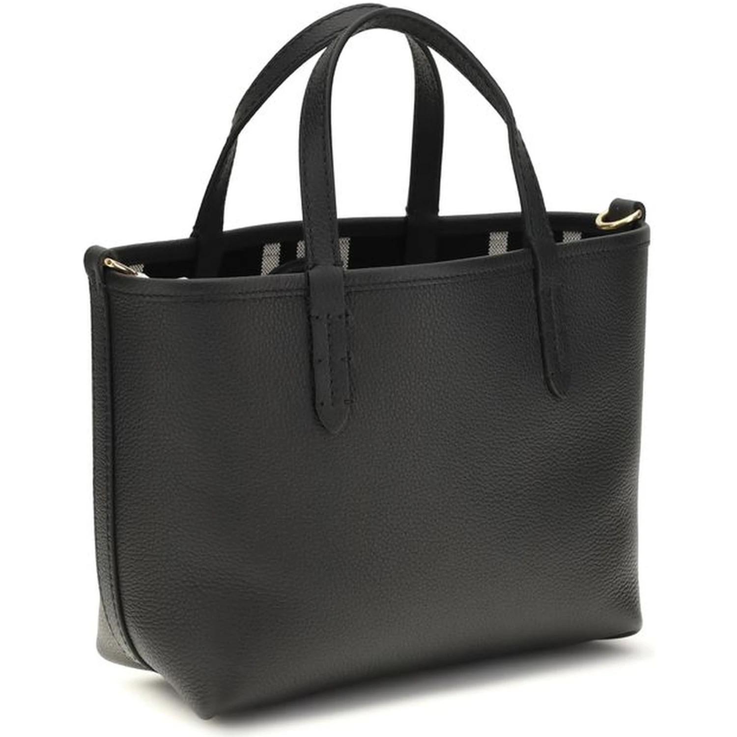 Black Calf Leather Bos Taurus Shoulder Bag