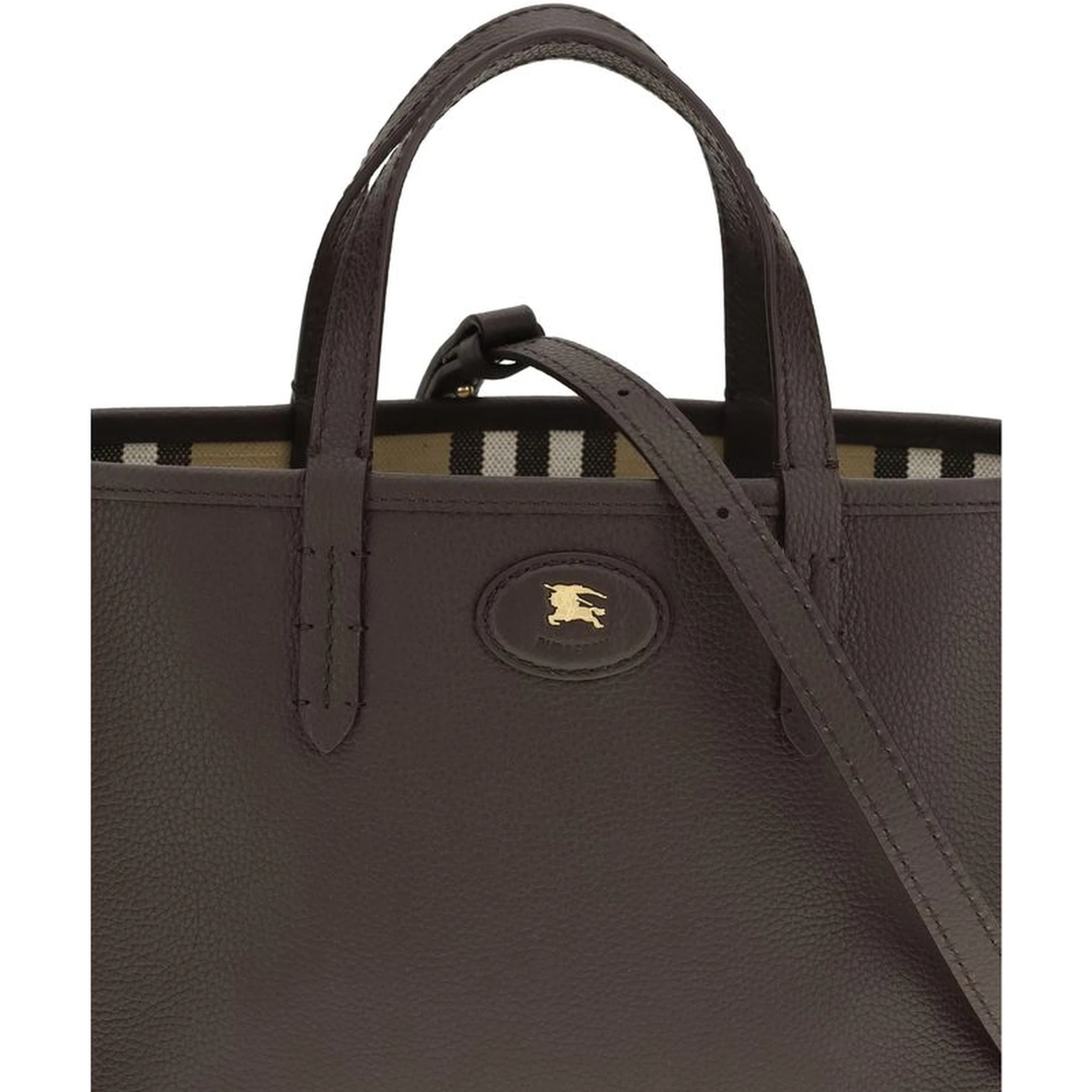 Beige Calf Leather Bos Taurus Shoulder Bag