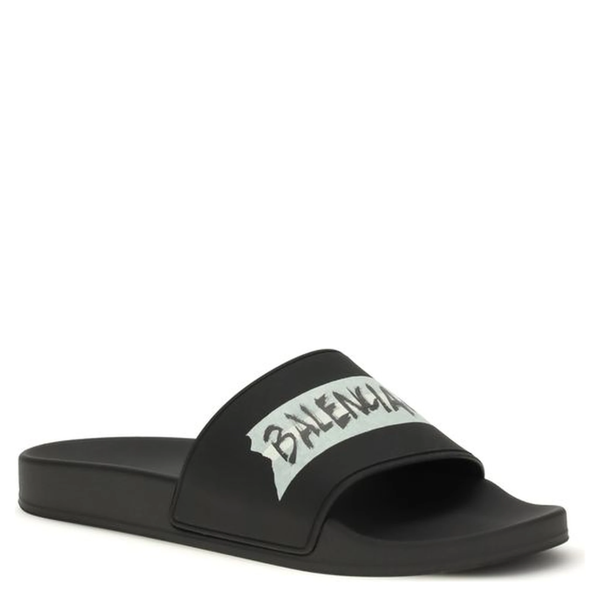 Black Rubber Sandals