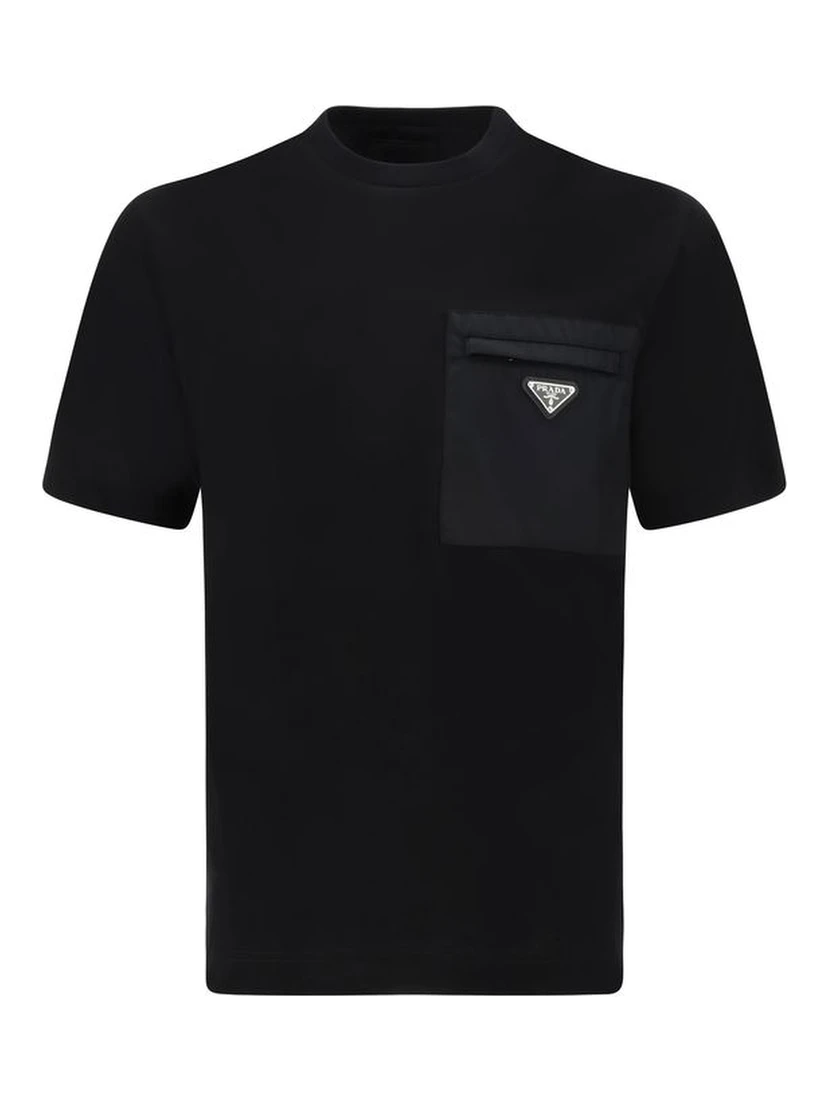 Black Cotton T-Shirt