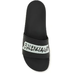 Black Rubber Sandals