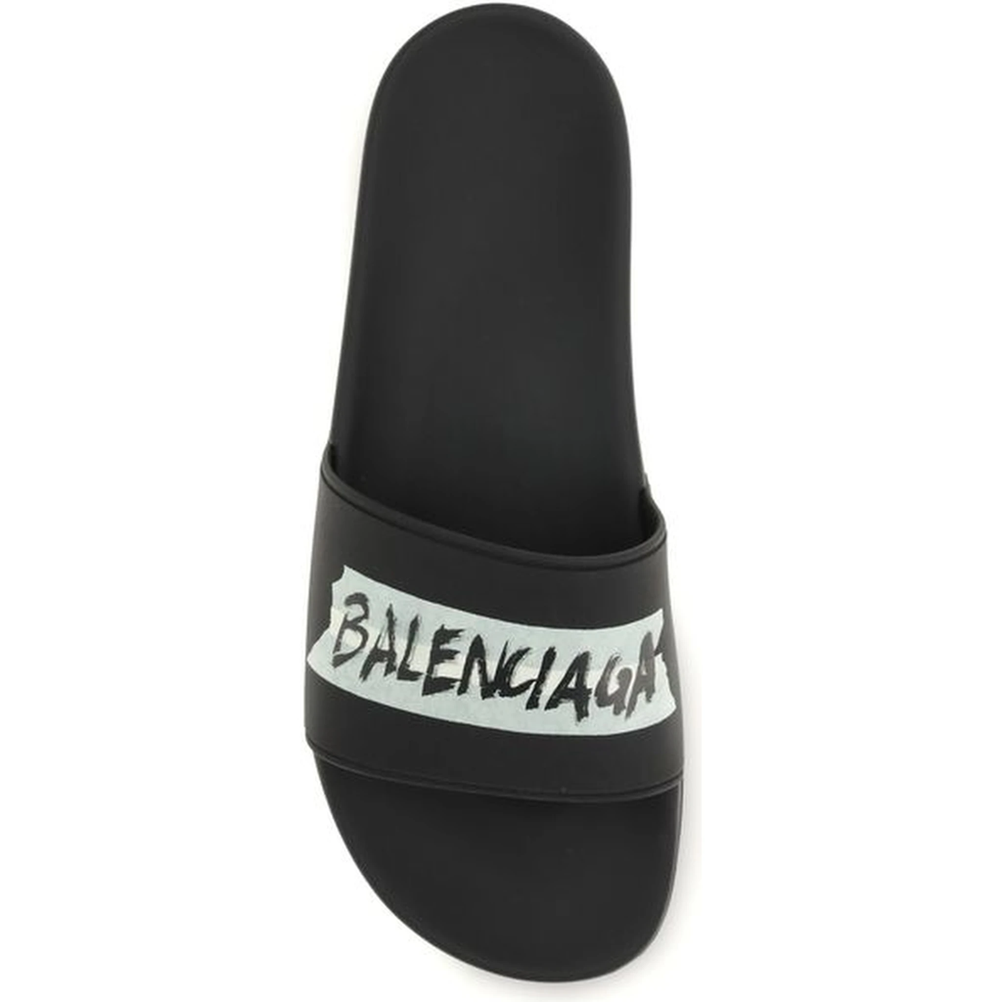 Black Rubber Sandals