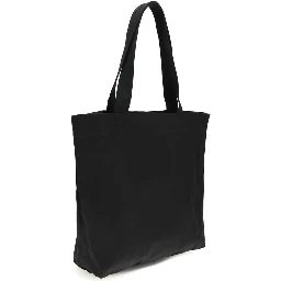Black Cotton Shoulder Bag