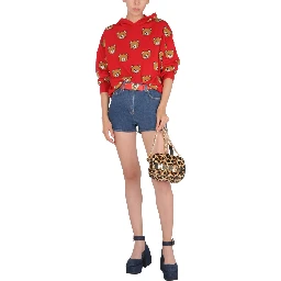 BERMUDA WITH EMBROIDERED TEDDY