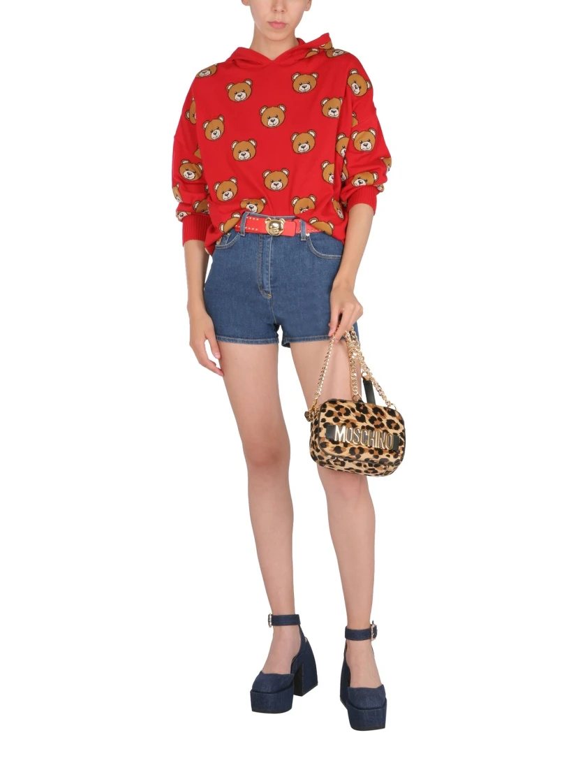 BERMUDA WITH EMBROIDERED TEDDY