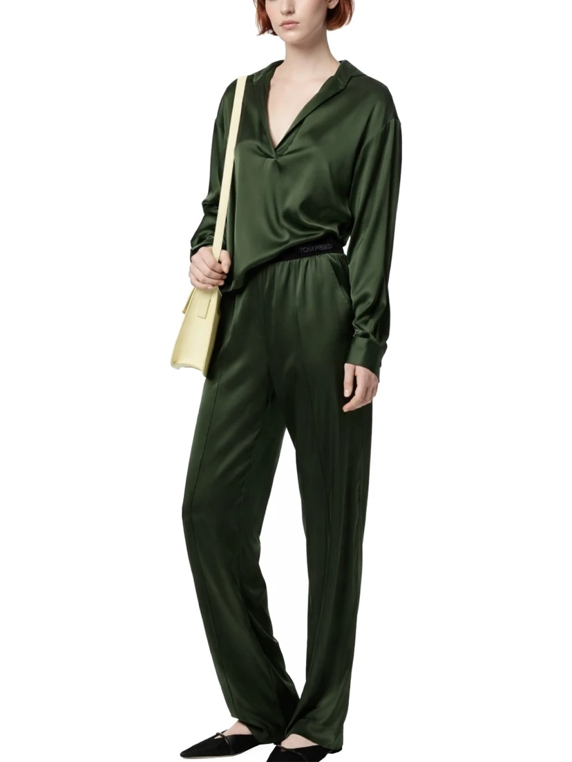 SILK PAJAMA PANTS