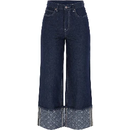 JEANS WITH LAPELS