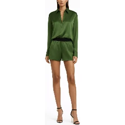 SILK PAJAMA SHORTS
