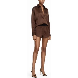 SILK PAJAMA SHORTS