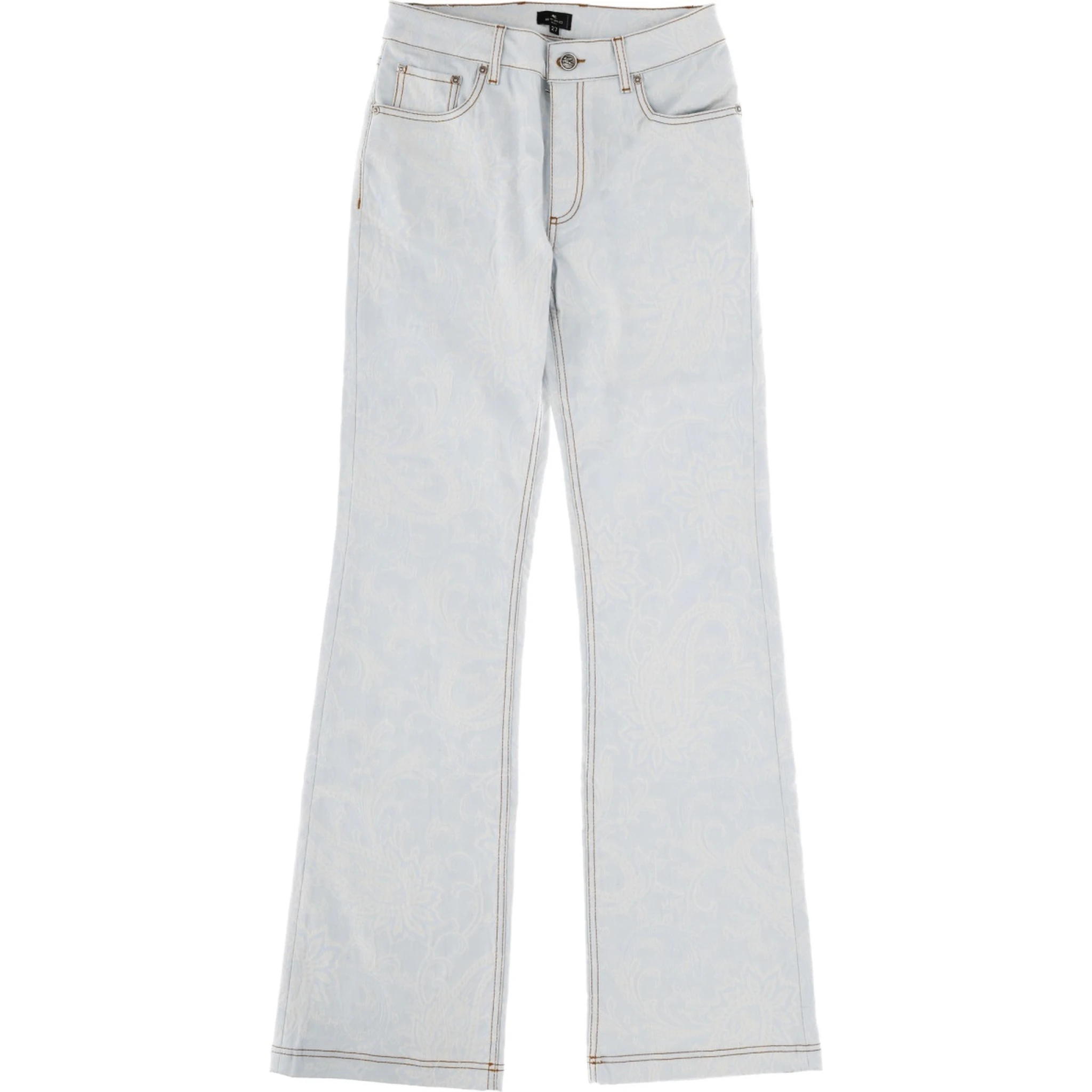 JEANS WITH PAISLEY PATTERN
