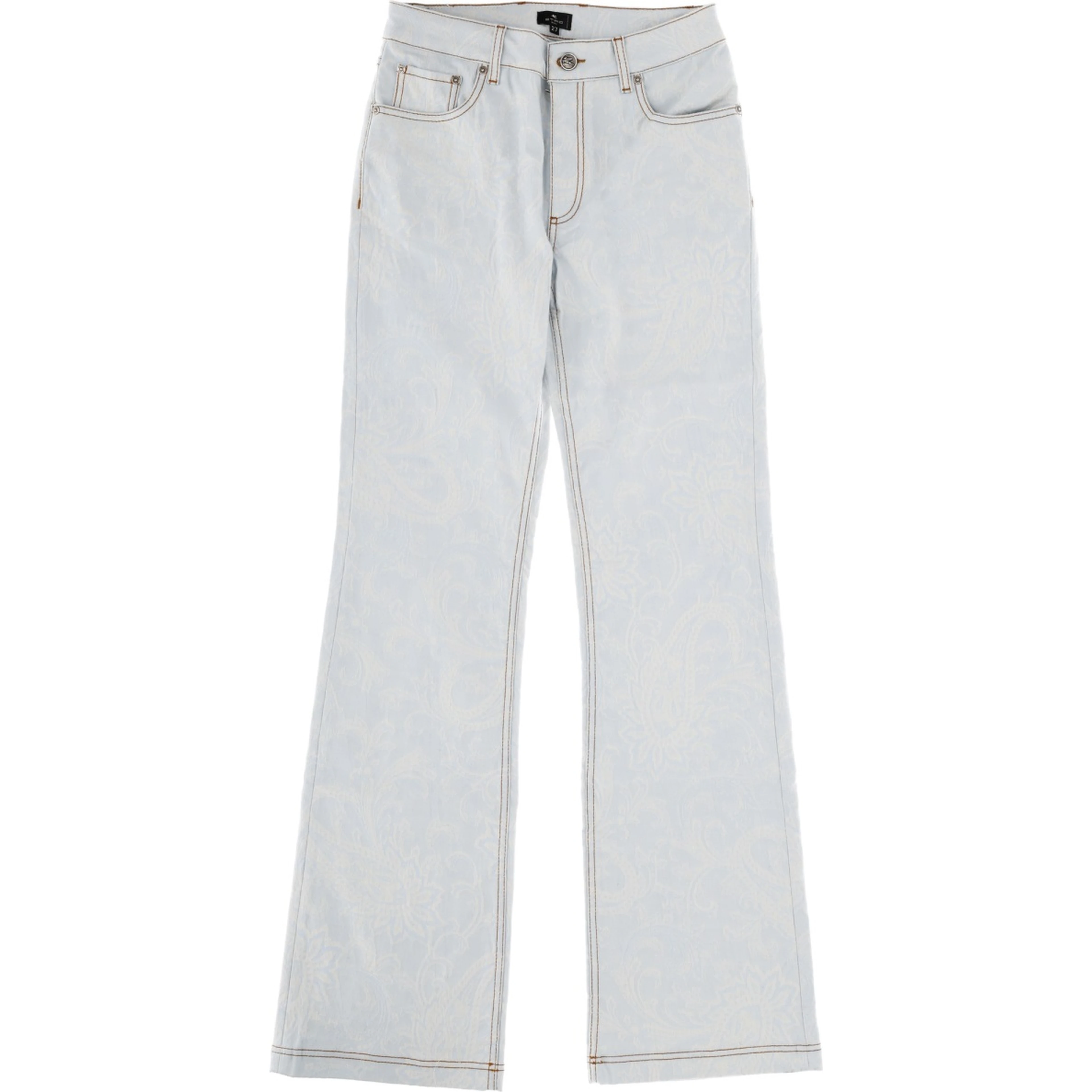 JEANS WITH PAISLEY PATTERN