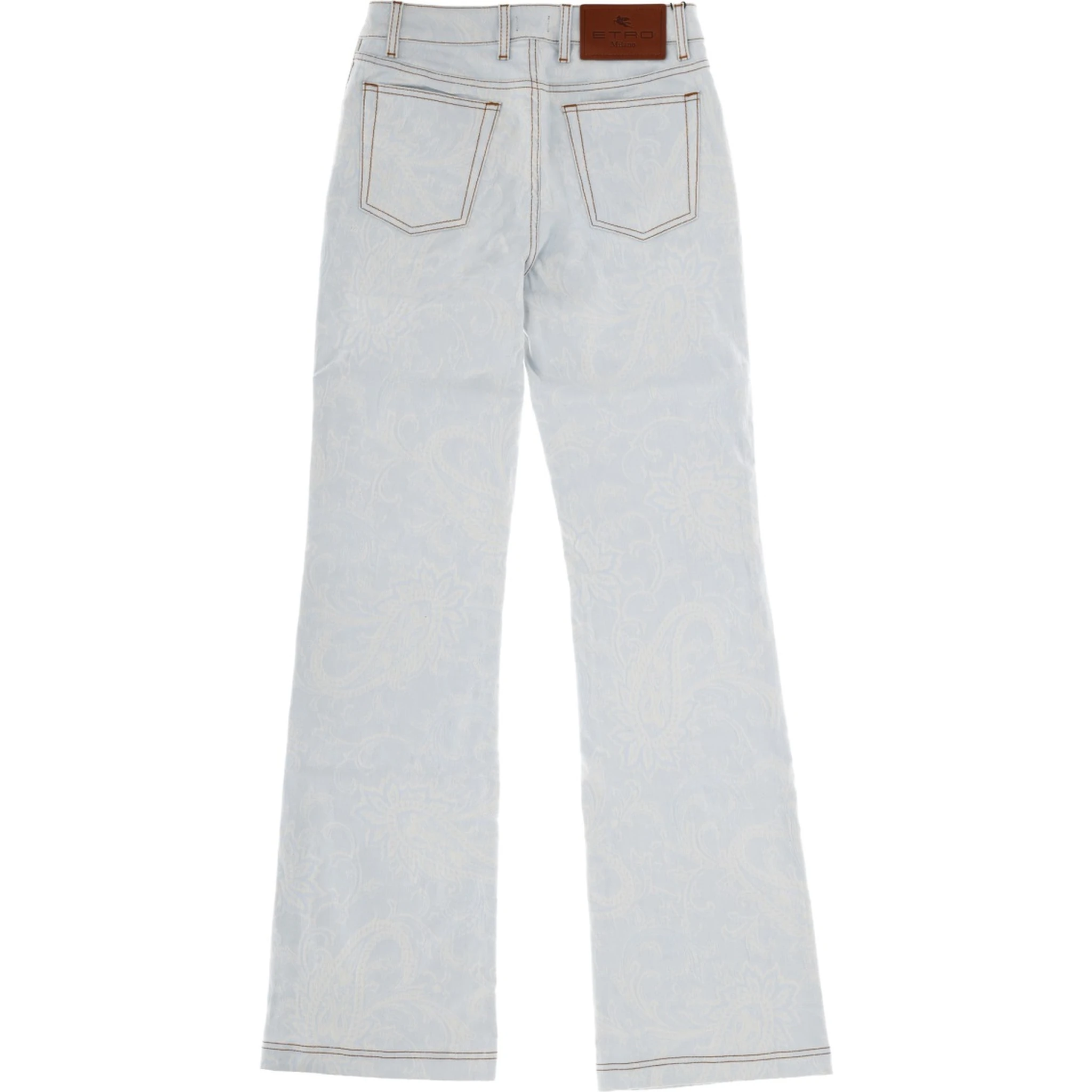 JEANS WITH PAISLEY PATTERN
