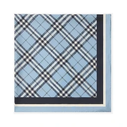 Silk foulard with Check