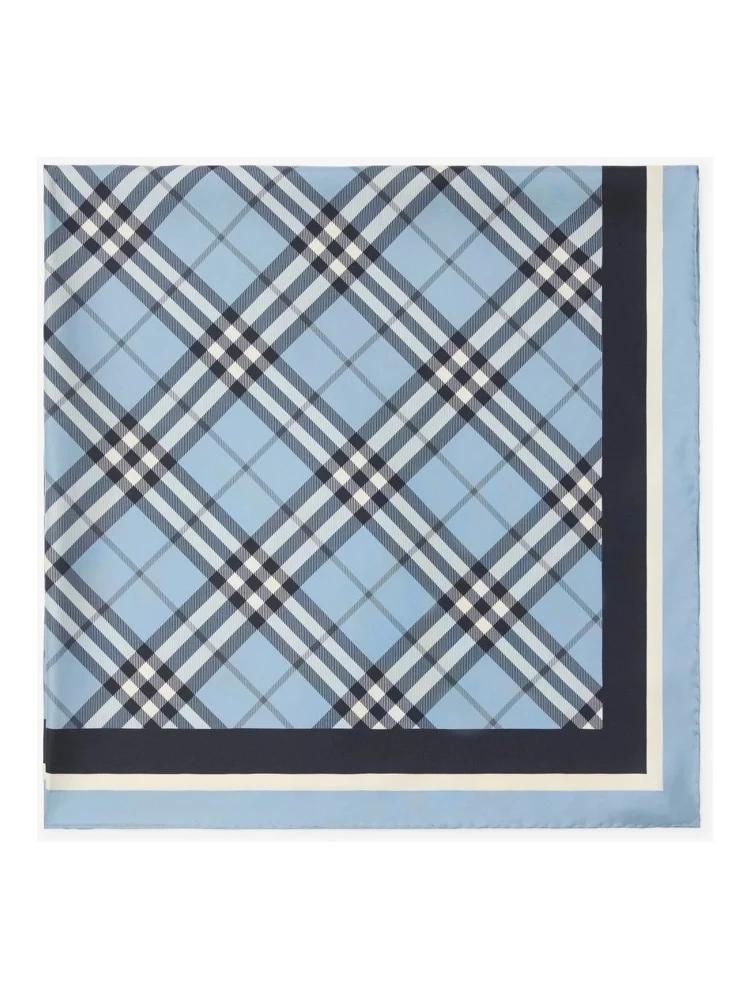 Silk foulard with Check alternative