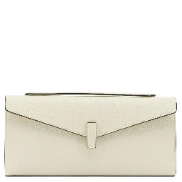 "Iside" leather clutch bag