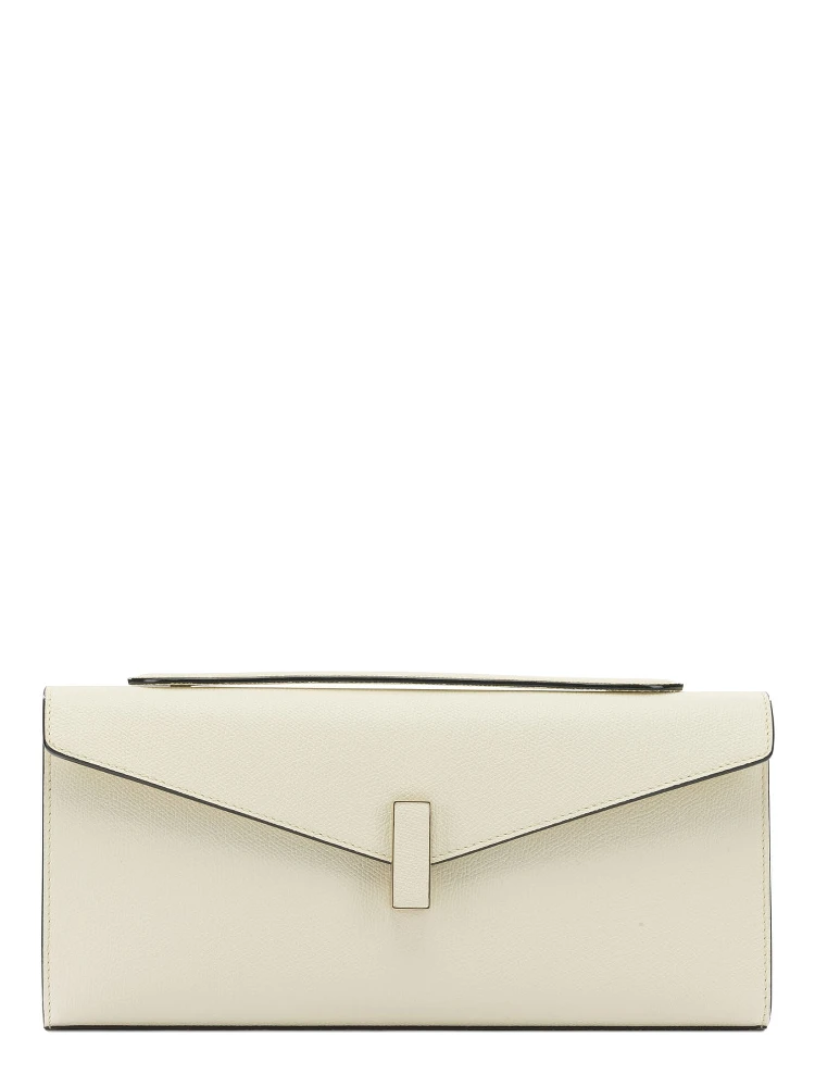 "Iside" leather clutch bag