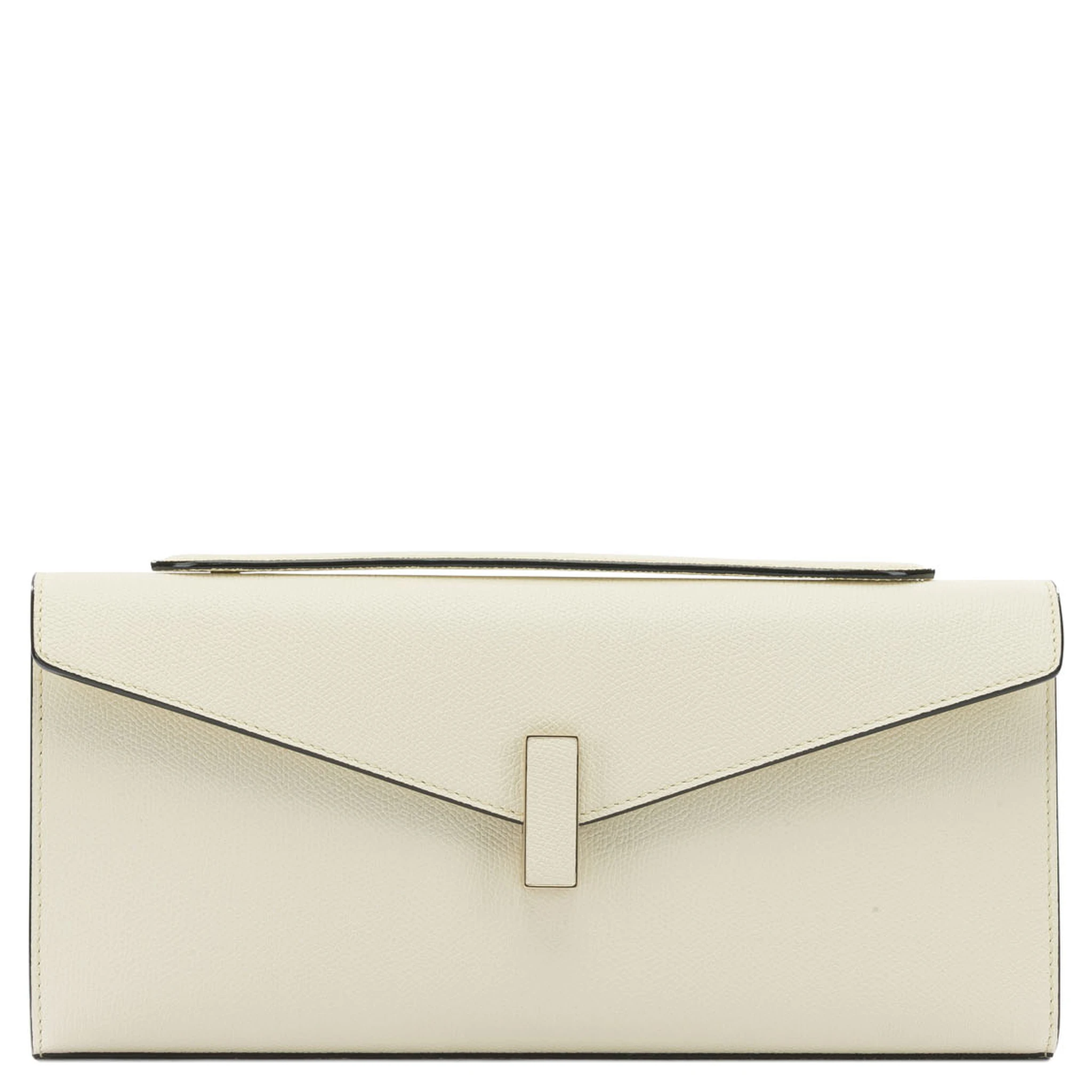 "Iside" leather clutch bag