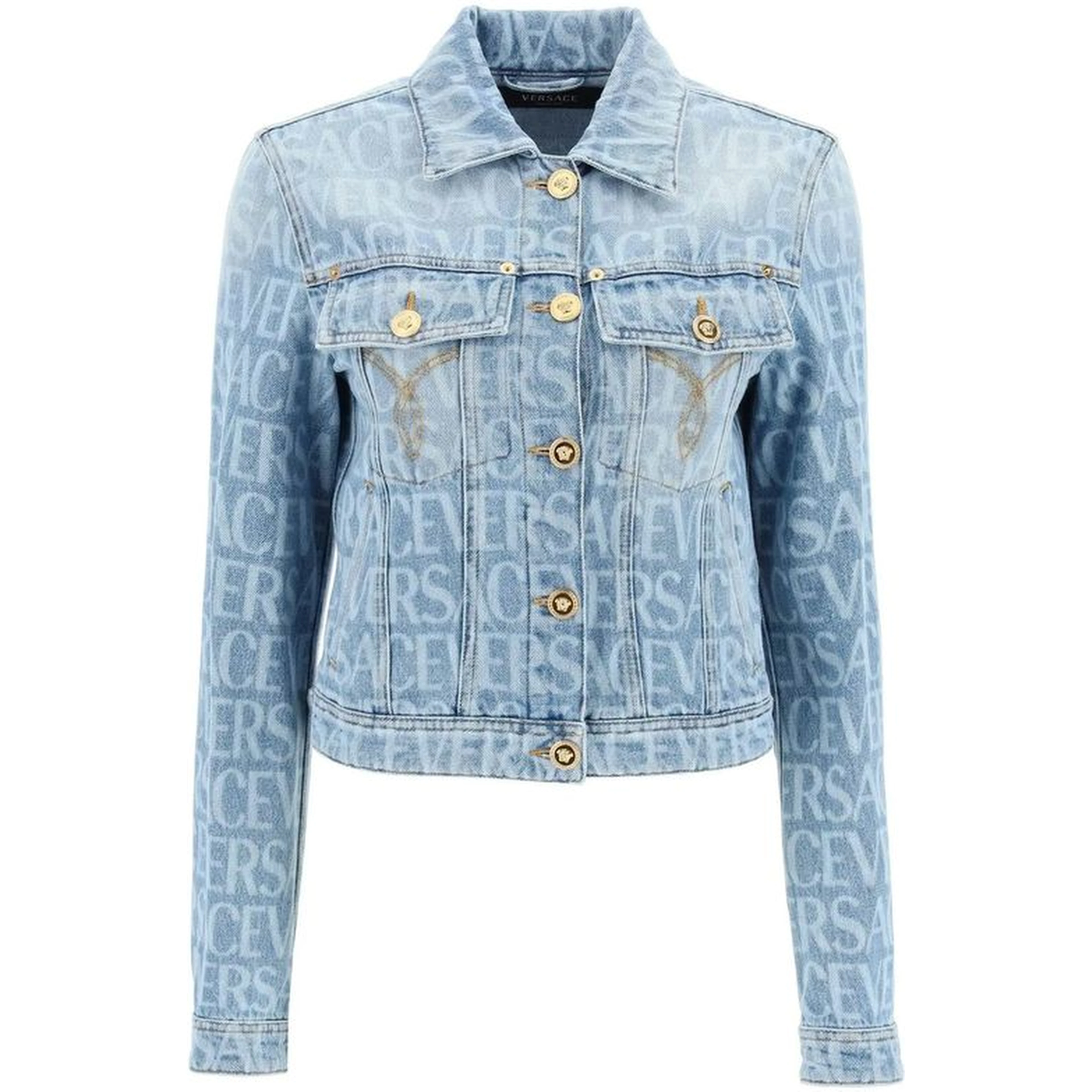 Blue Cotton Denim Jacket