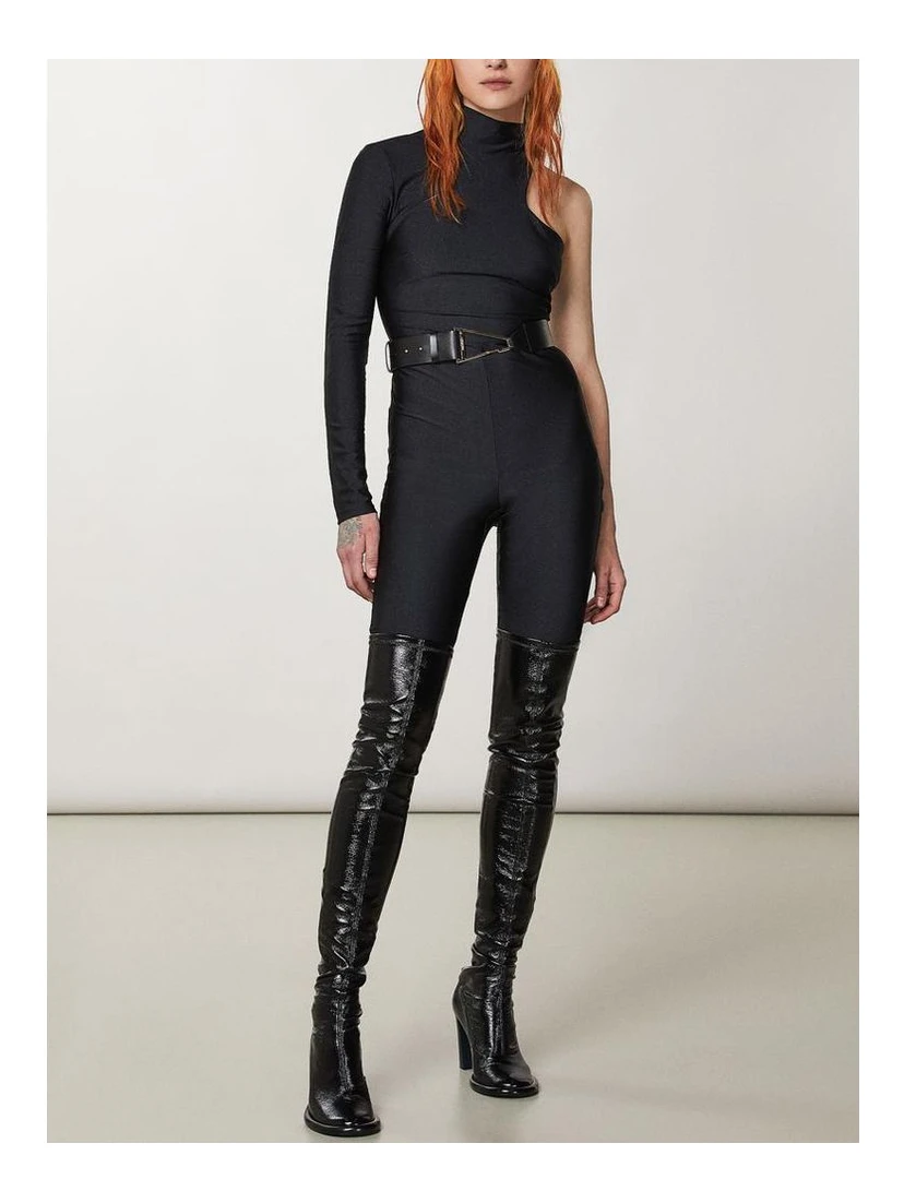 Black Polyamide Jumpsuit