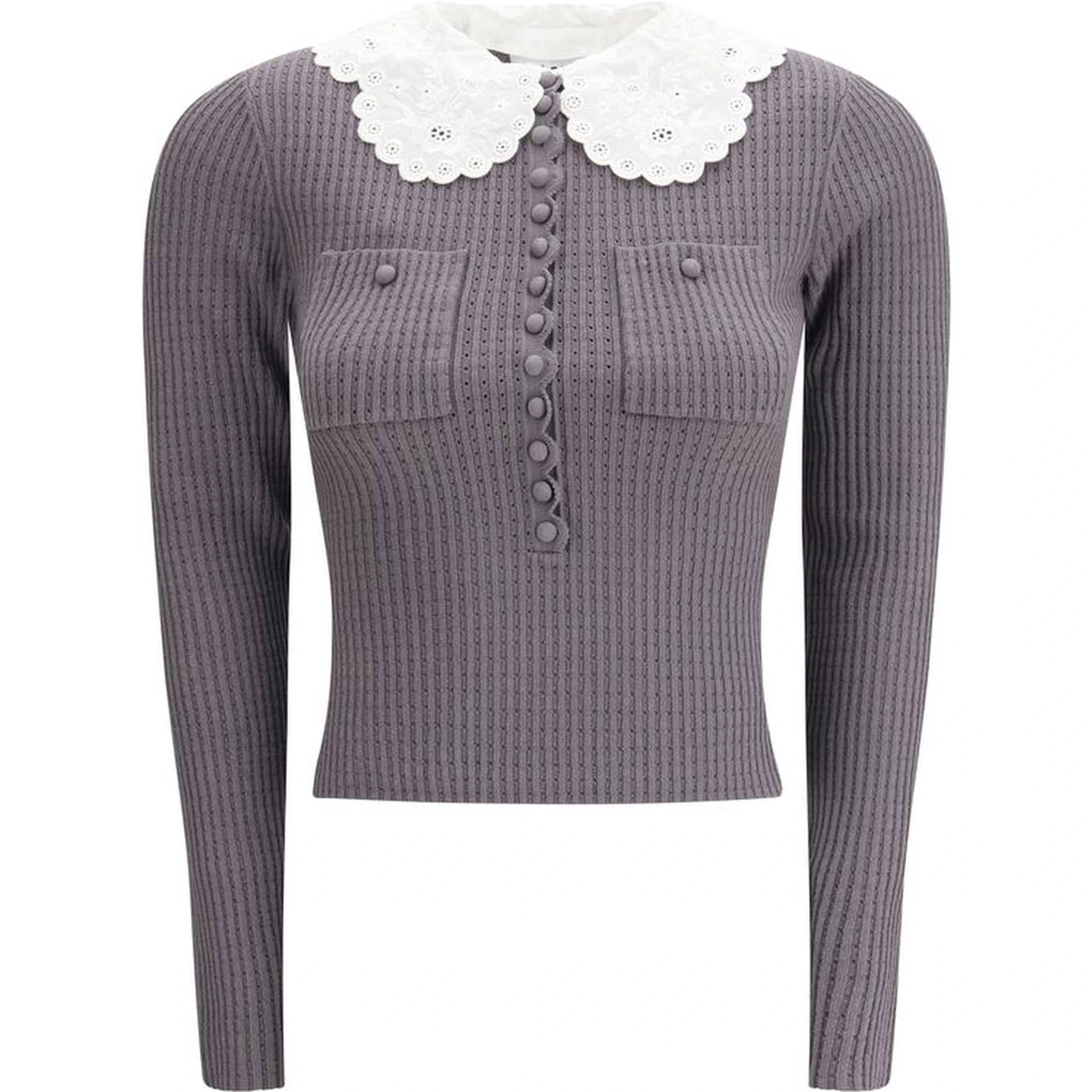 Gray Viscose Shirt
