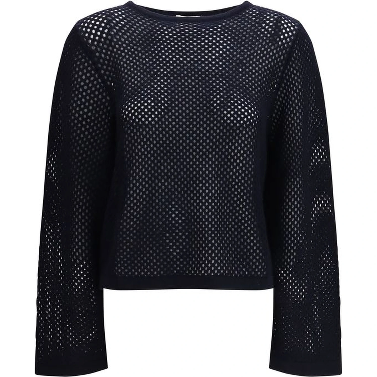 Blue Fleece Wool Sweatshirt