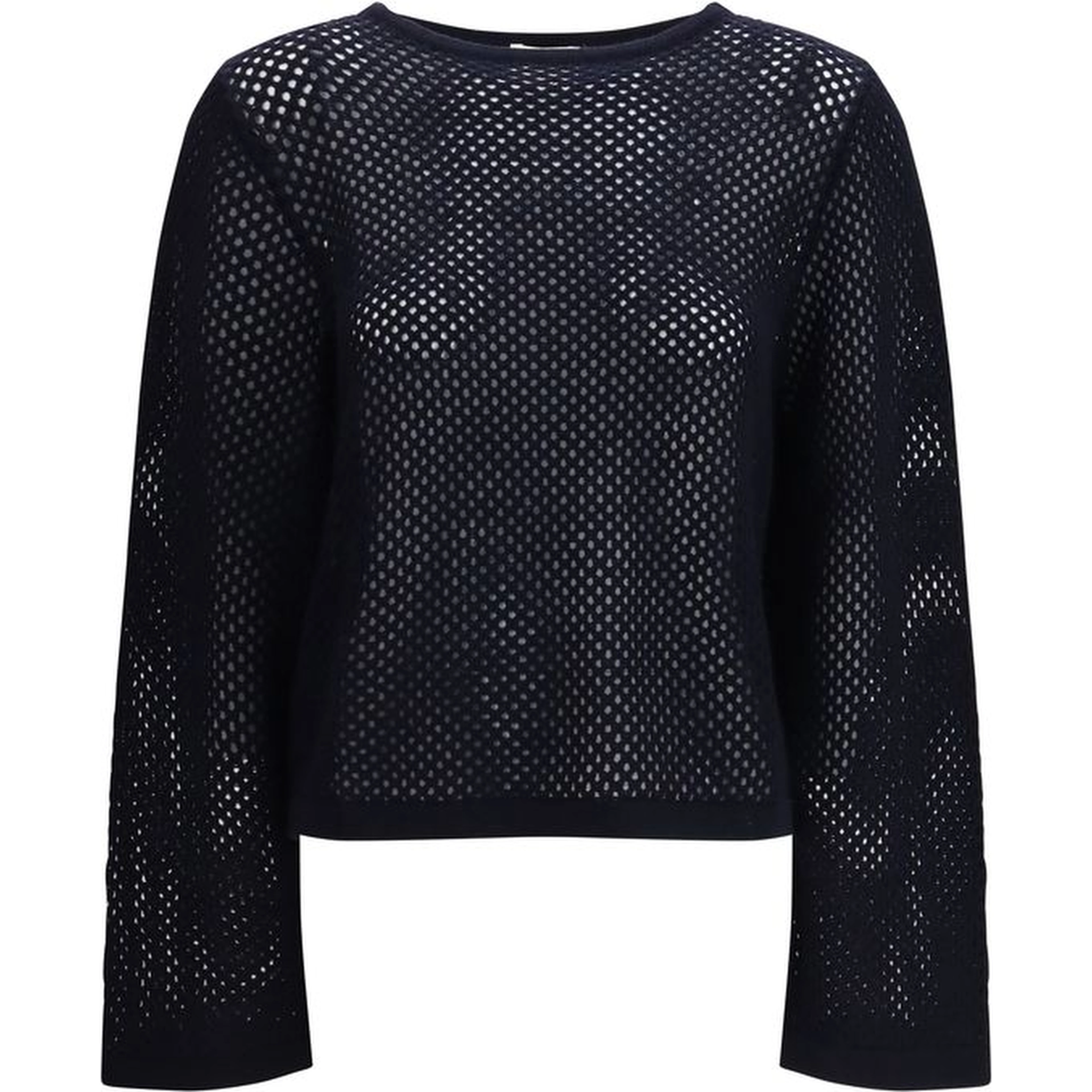 Blue Fleece Wool Sweatshirt